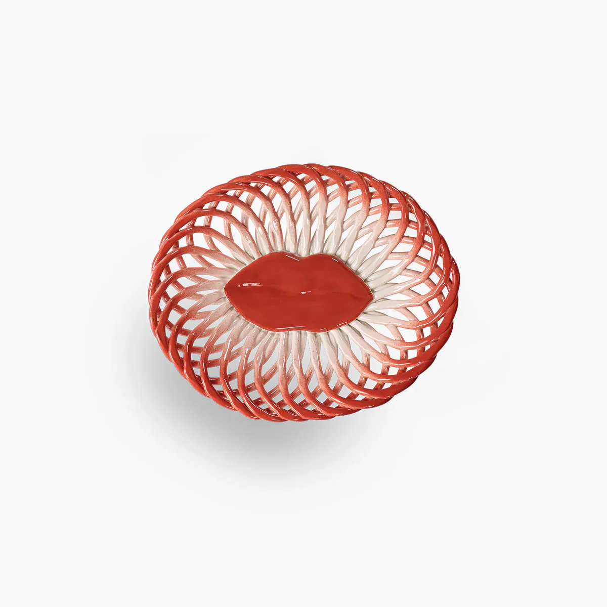 Panier Salvador - Rouge / Blanc - Image 3