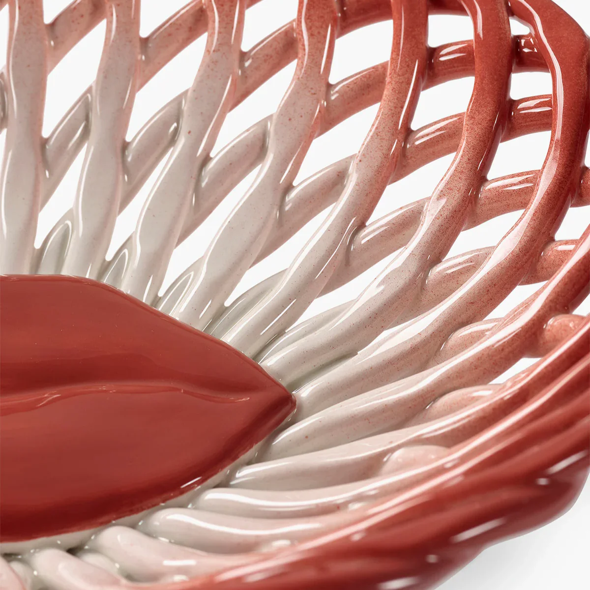 Panier Salvador - Rouge / Blanc - Image 5