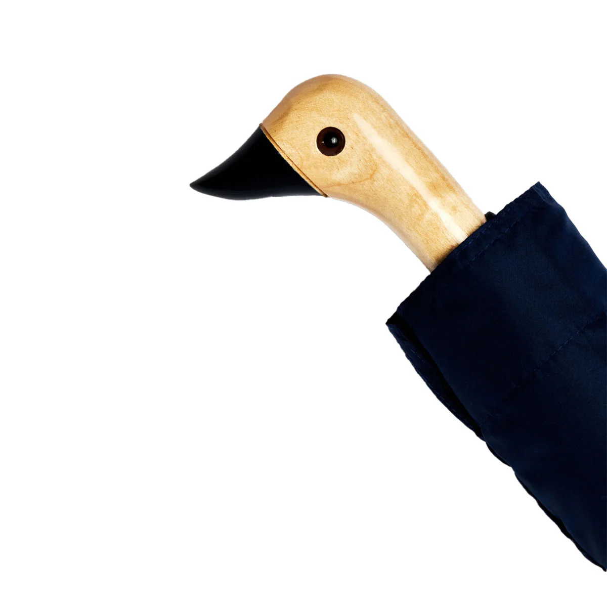 Parapluie à manche Tête de Canard - Bleu Marine - Image 5
