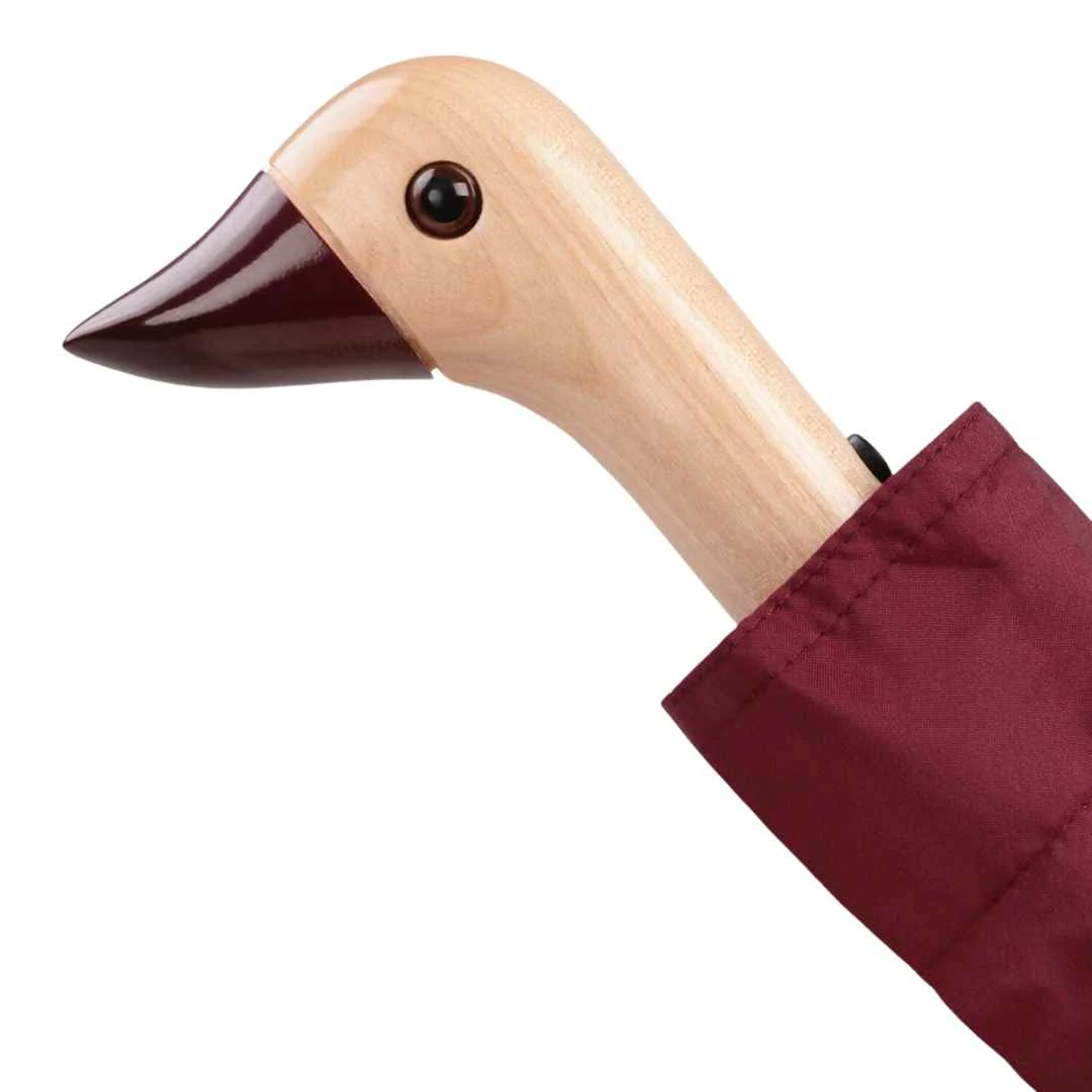 Parapluie à manche Tête de Canard - Cerise - Image 6