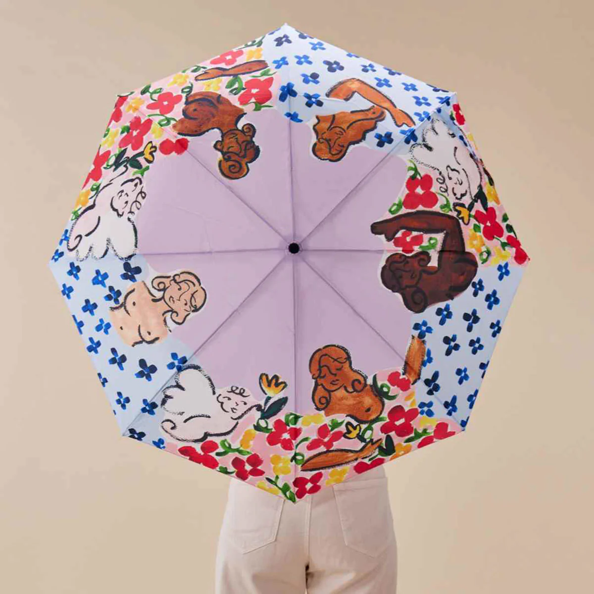 Parapluie à manche Tête de Canard - Heaven's Garden - Image 2