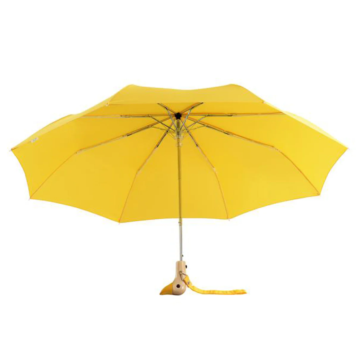 Parapluie à manche Tête de Canard - Jaune - Image 7