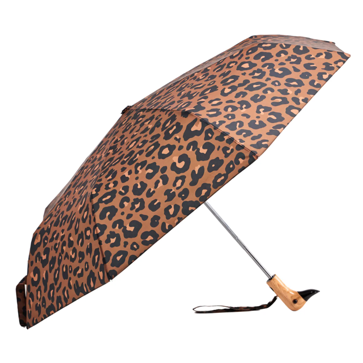 Parapluie à manche Tête de Canard - Léopard - Image 5