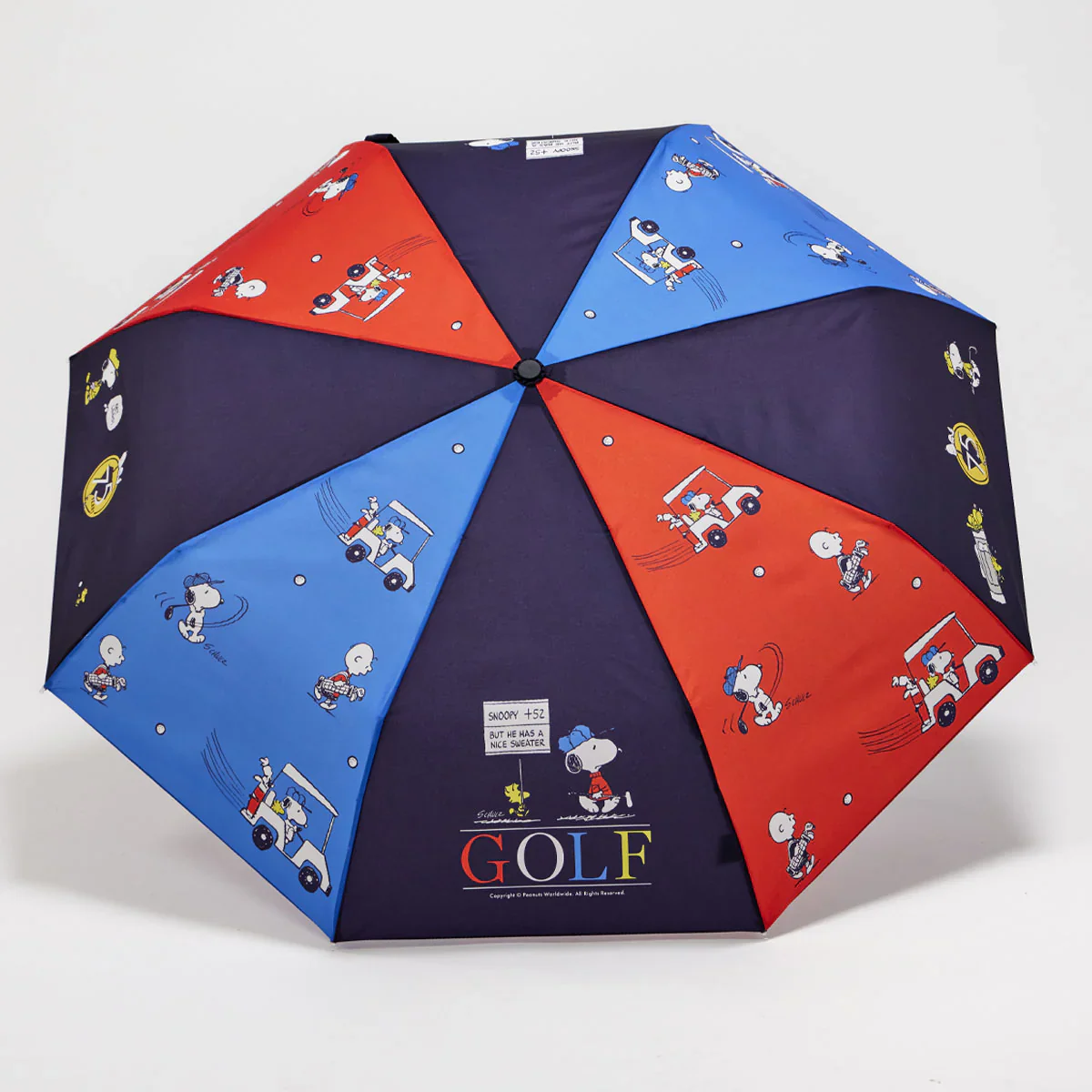 Parapluie à manche Tête de Canard - Snoopy Golf - Image 2