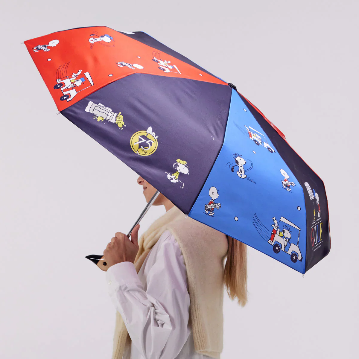 Parapluie à manche Tête de Canard - Snoopy Golf - Image 7