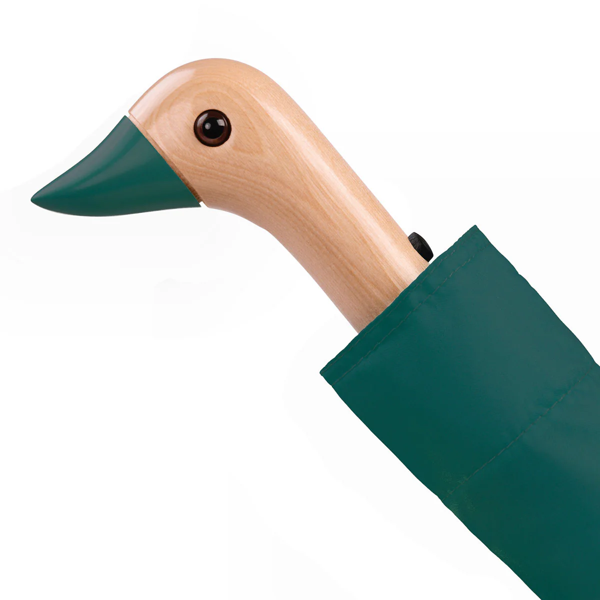 Parapluie à manche Tête de Canard - Vert forêt - Image 5