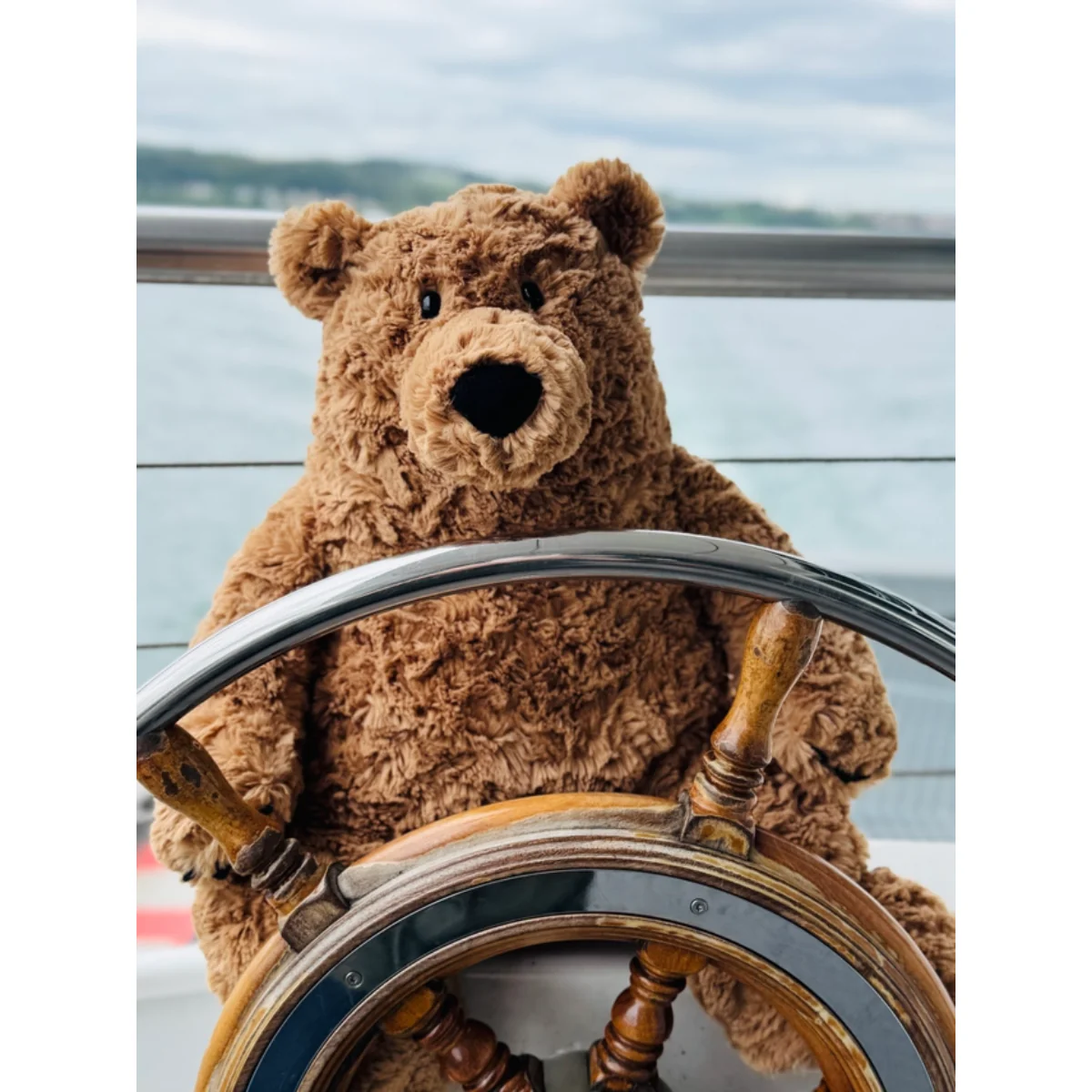 Peluche Casimir l’ours brun - Image 2