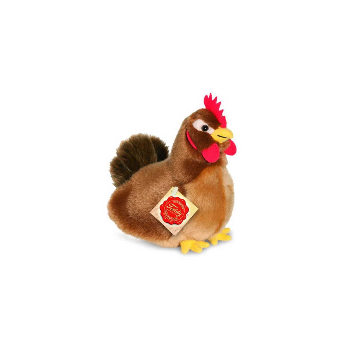 Peluche Poule marron