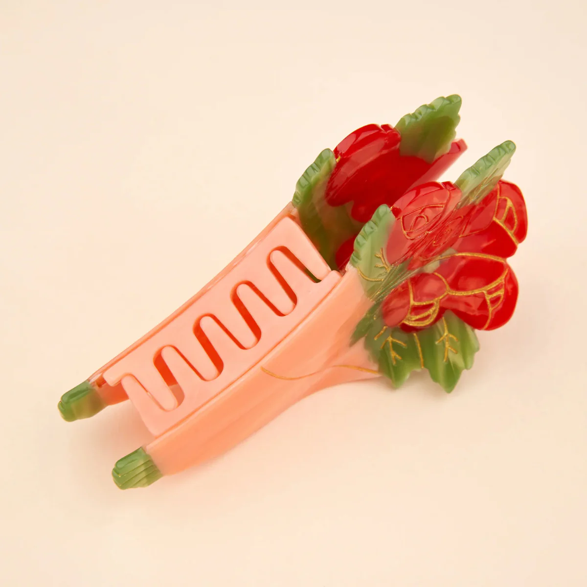 Pince à cheveux - Bouquet de Roses - Image 3