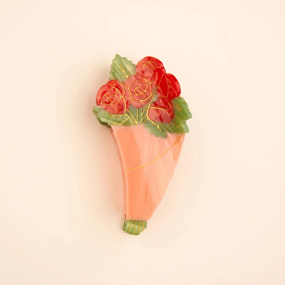 Pince à cheveux - Bouquet de Roses - Image 5