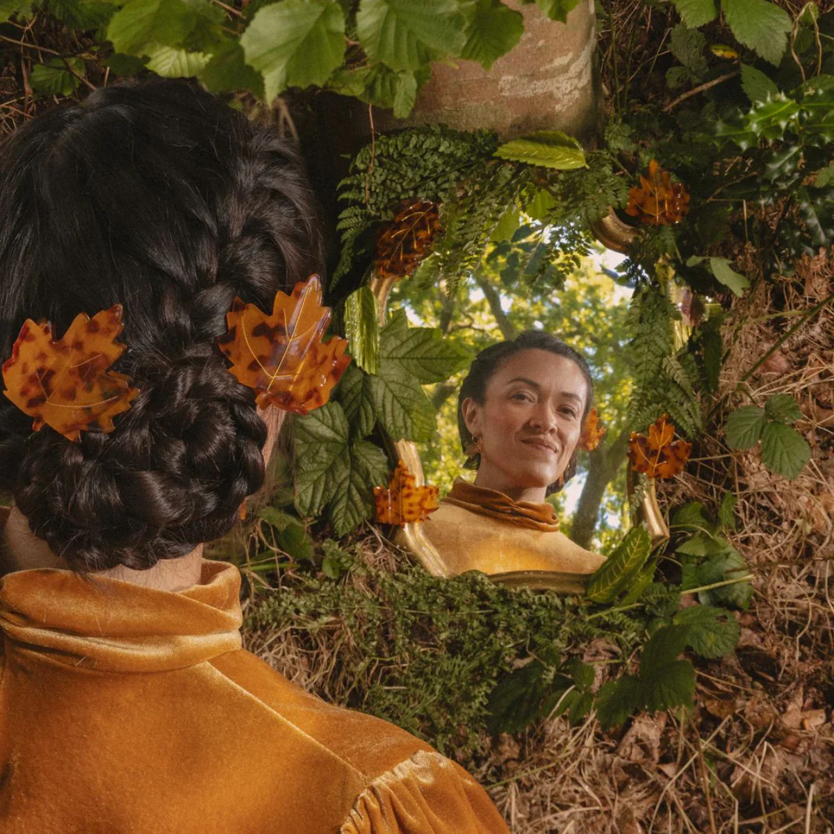 Pince à cheveux Feuille d'érable - Image 2