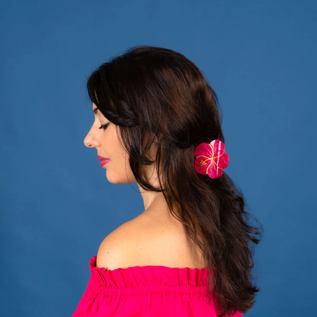 Pince à Cheveux Hibiscus - Image 3