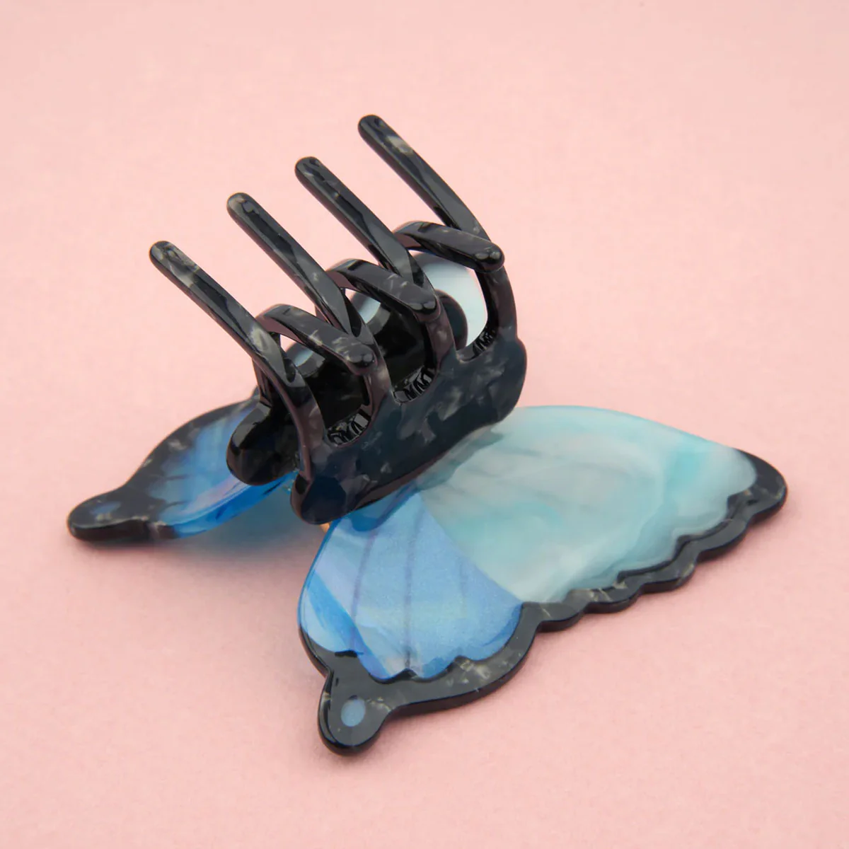 Pince à Cheveux Papillon - Bleu - Image 4