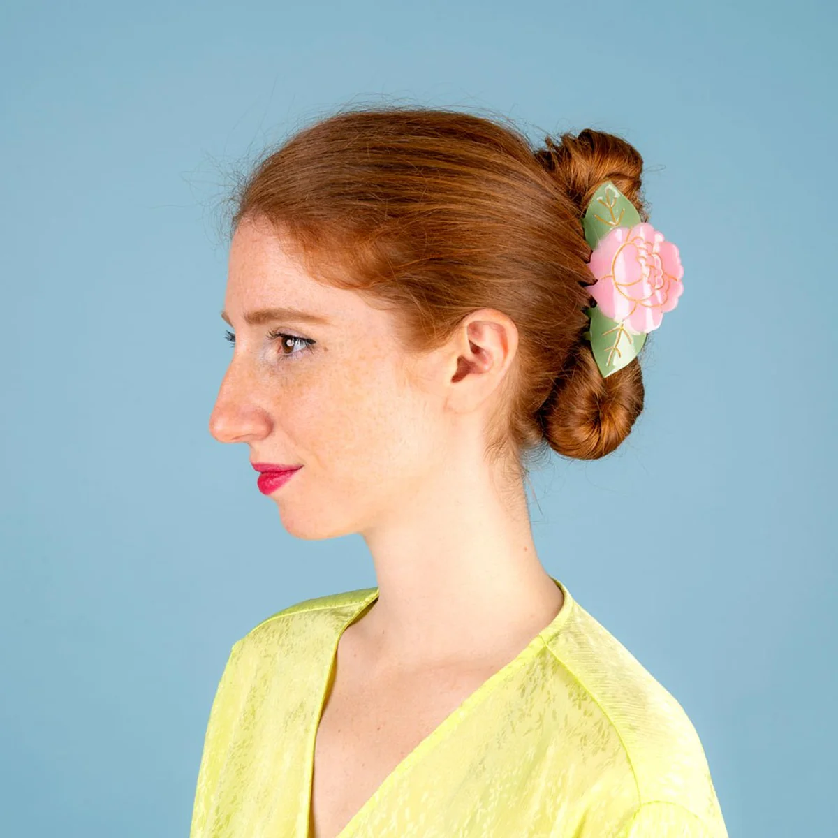 Pince à Cheveux Pivoine - Image 3
