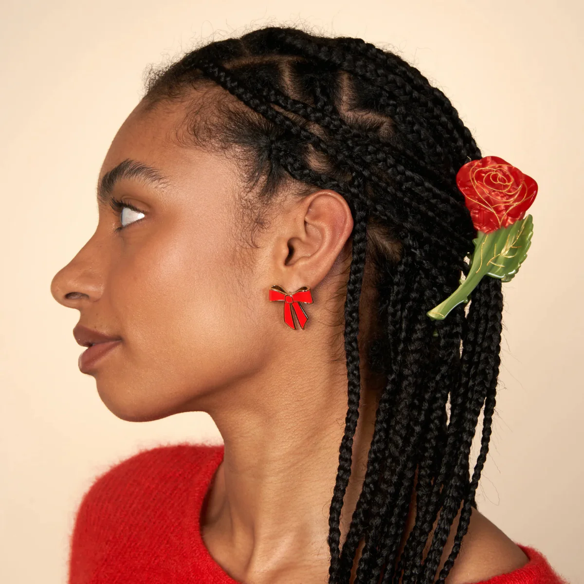 Pince à cheveux Rose - Image 2