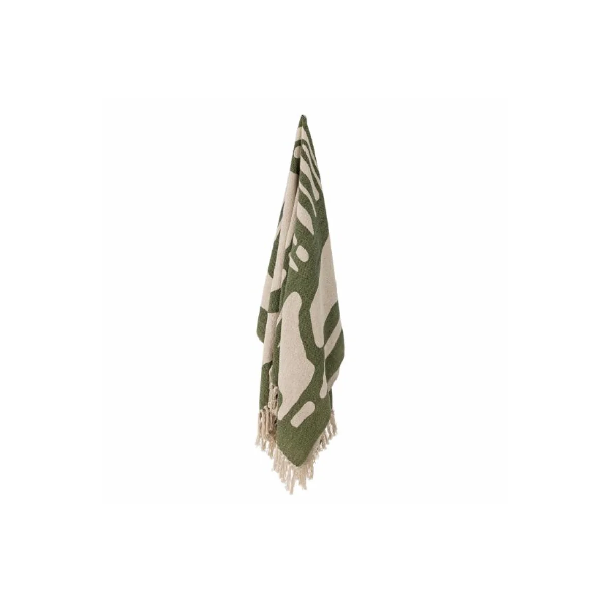 Plaid Dalmine Vert Coton recyclé - Image 3