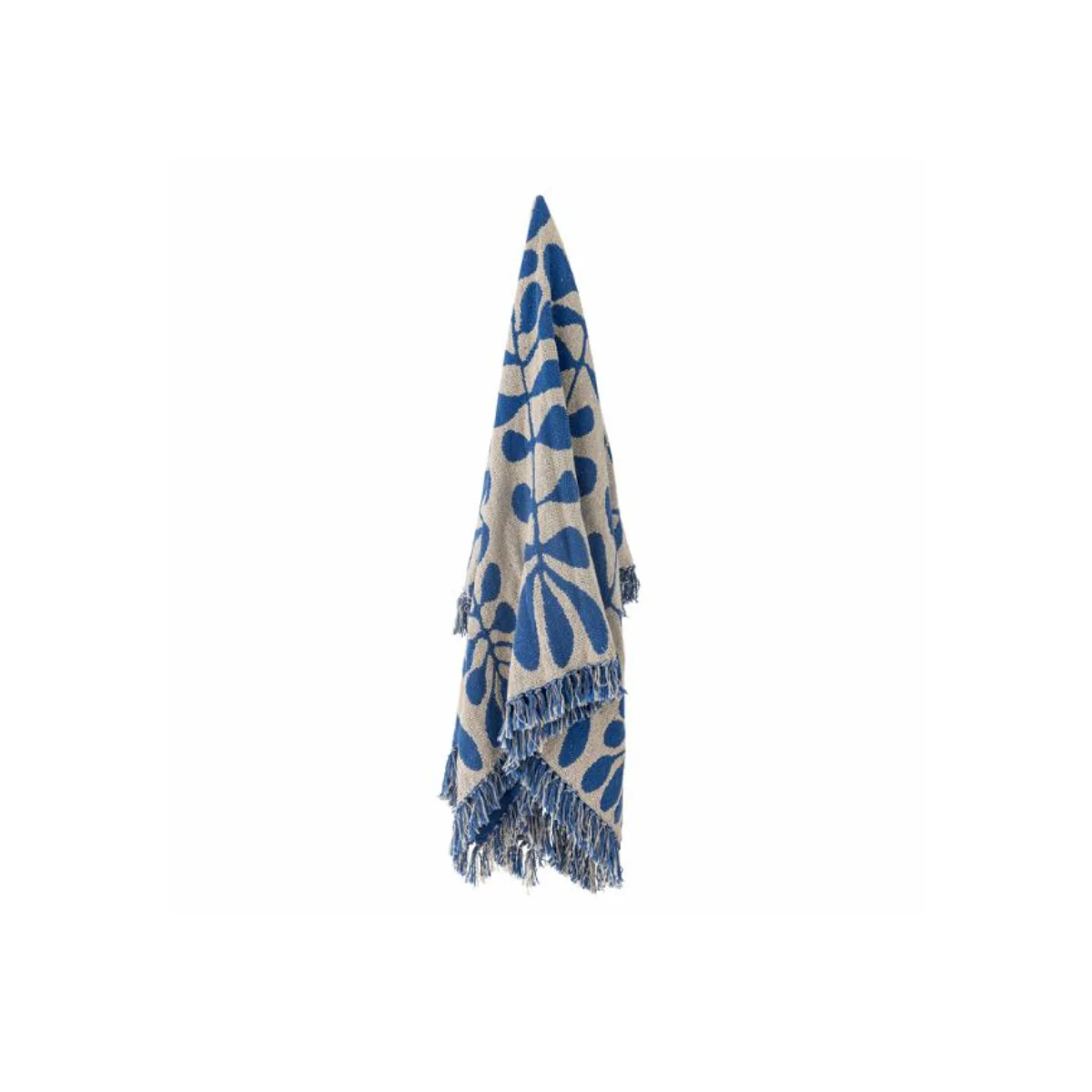 Plaid Nevine Blue Coton recyclé - Image 2