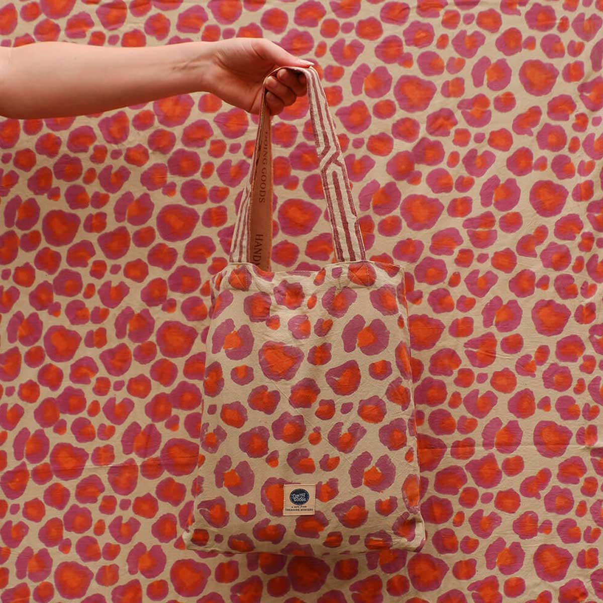 Plaid + Tote-bag Pink Léopard - Image 4