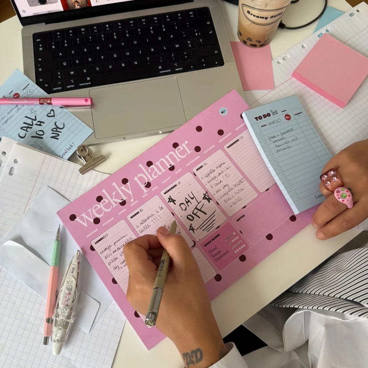 Planificateur de bureau No Procrastination Club - Tycia - Image 3