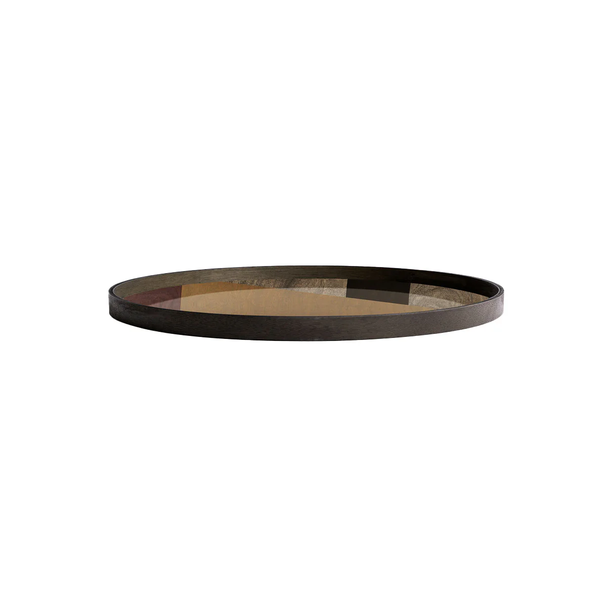 Plateau en verre - Angle - Rond - Image 2