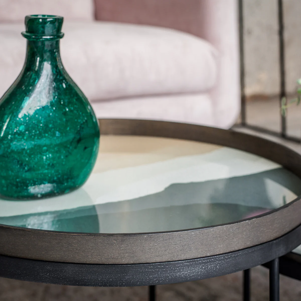 Plateau en verre - Slate Wabi Sabi - Ø 61 cm - Image 4