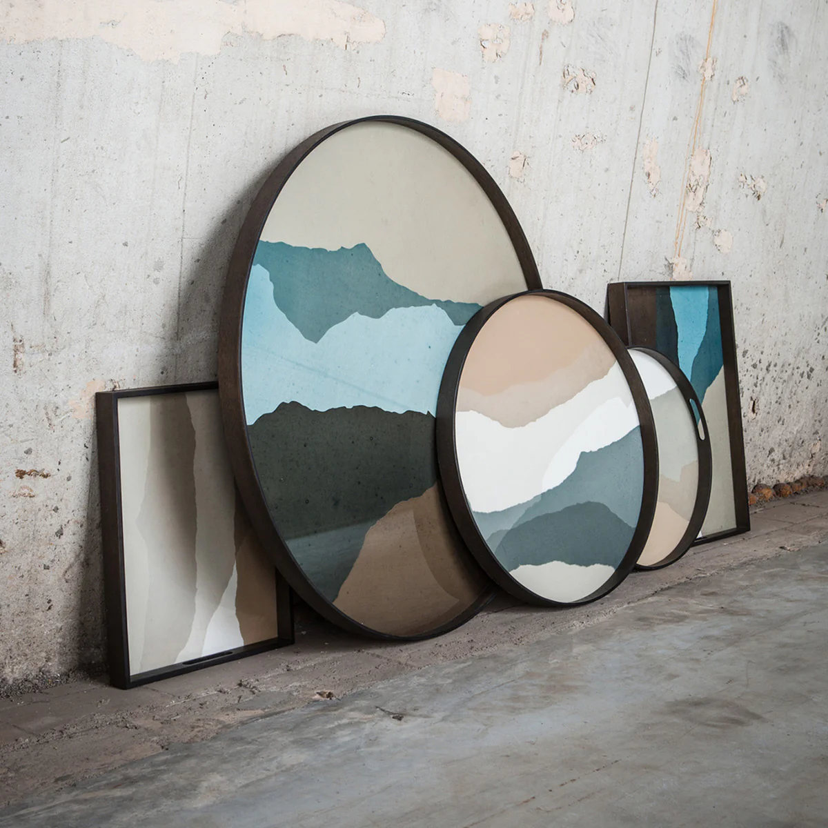 Plateau en verre - Slate Wabi Sabi - Ø 92 cm - Image 3