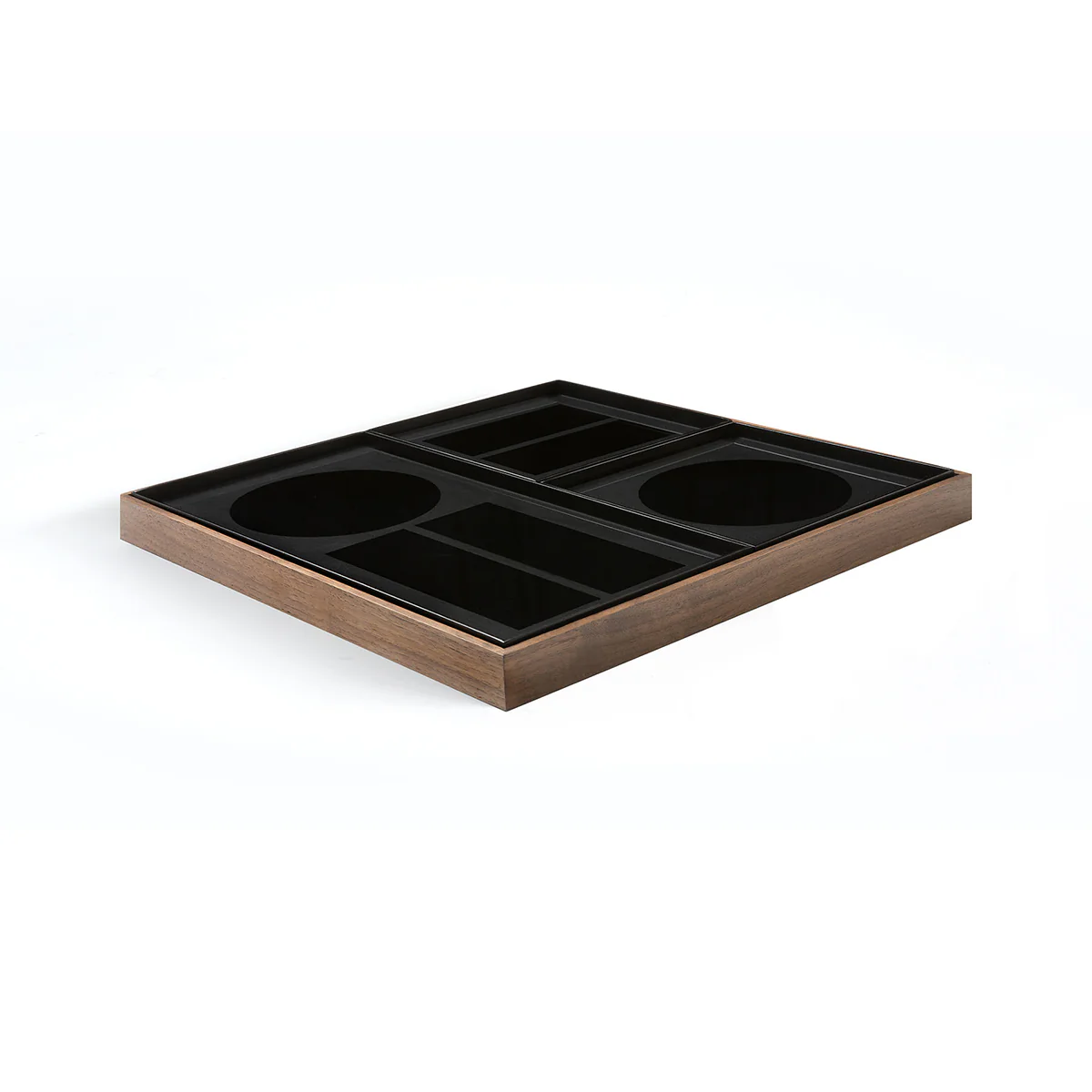 Plateau Organisateur de bureau Charcoal Walnut - Image 3