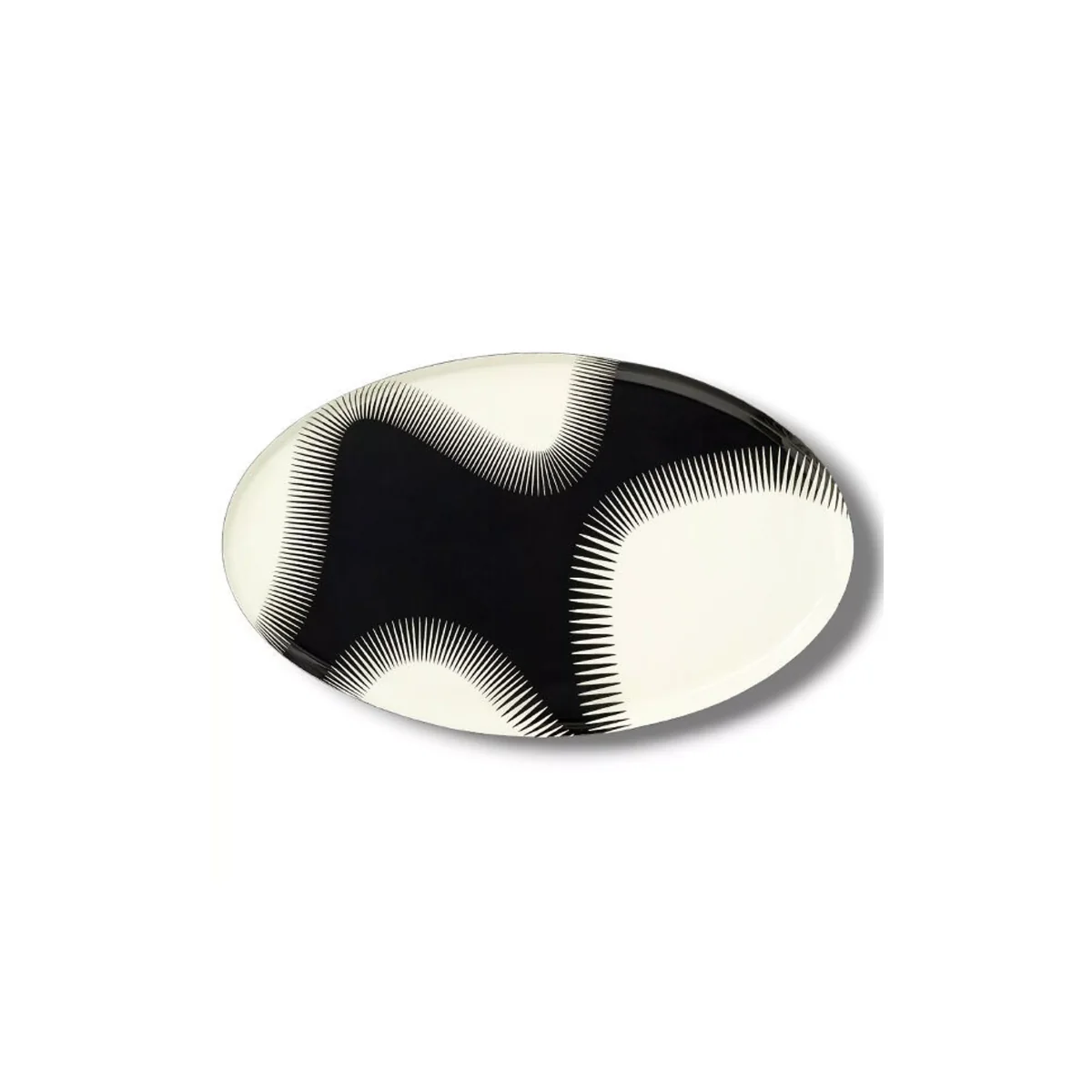 Plateau ovale Geometrica - Wave - Image 4