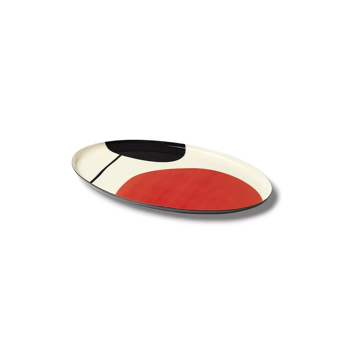 Plateau ovale Geometrica - Zen - Image 3