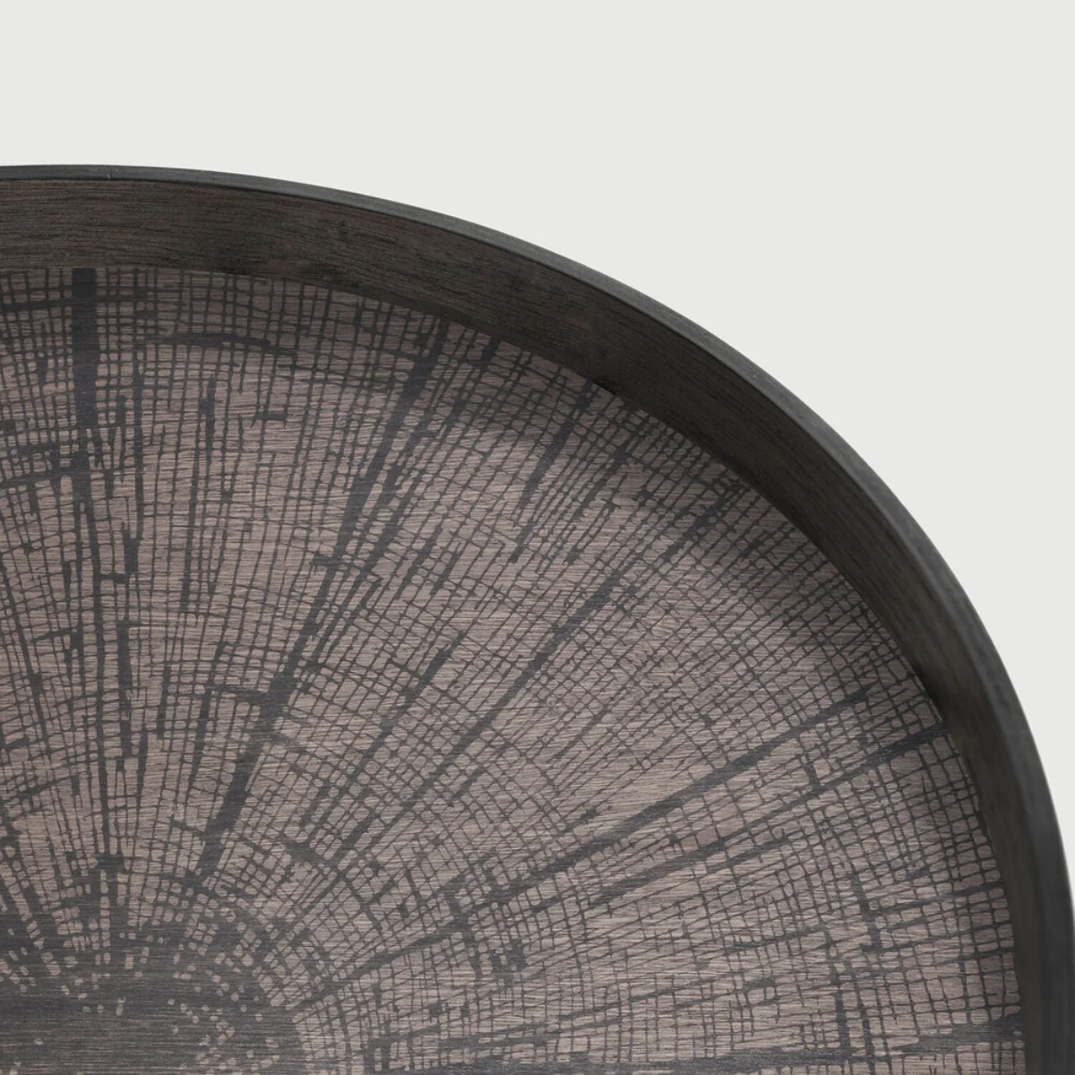 Plateau en bois Black Slide - Ø 92 cm - Image 4