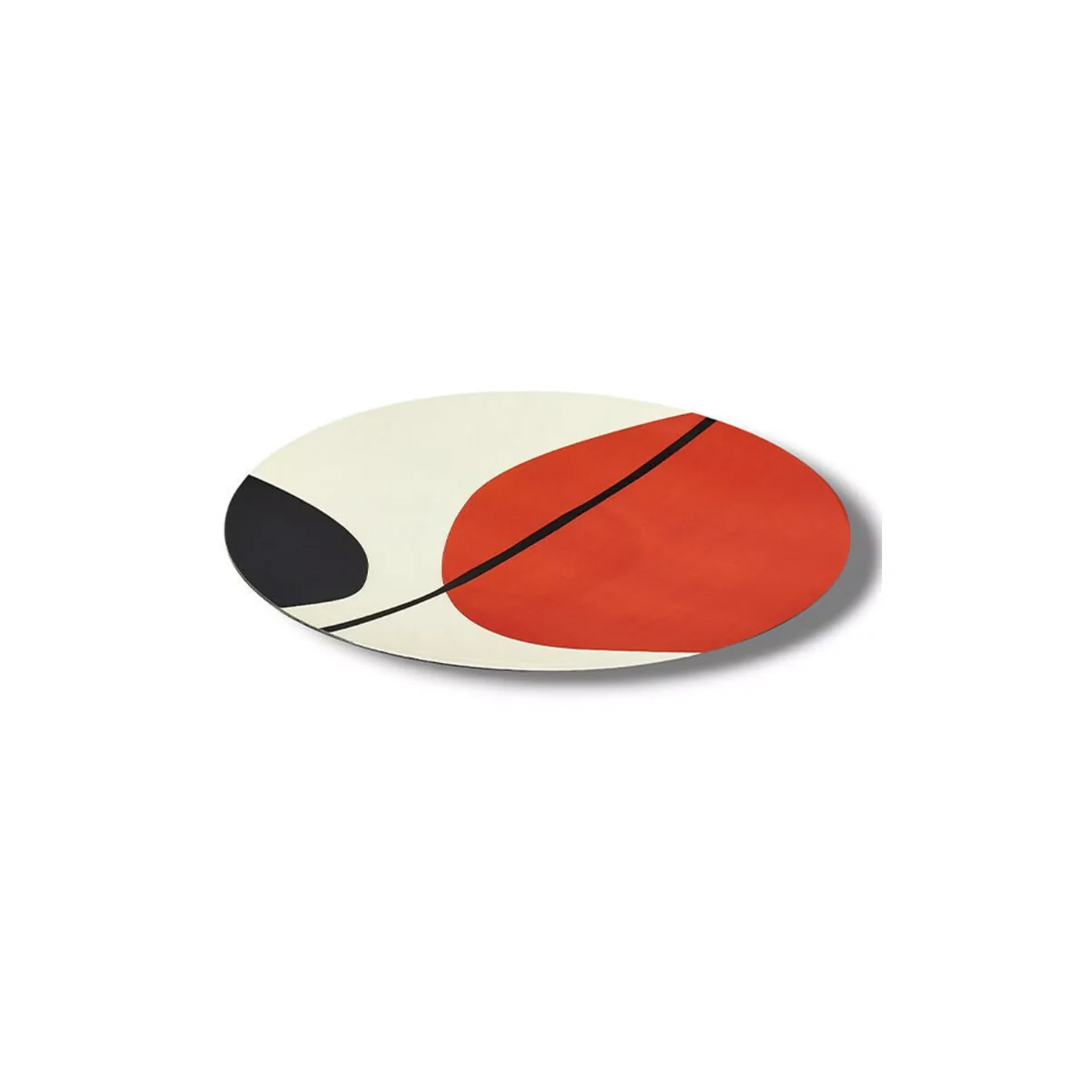 Plateau rond Géometrica - Zen - Image 3