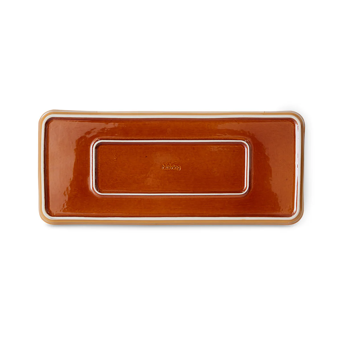 Plateau à Gateaux Sunbeam 70'S en Céramique - 31,5 x 13 cm - Image 4