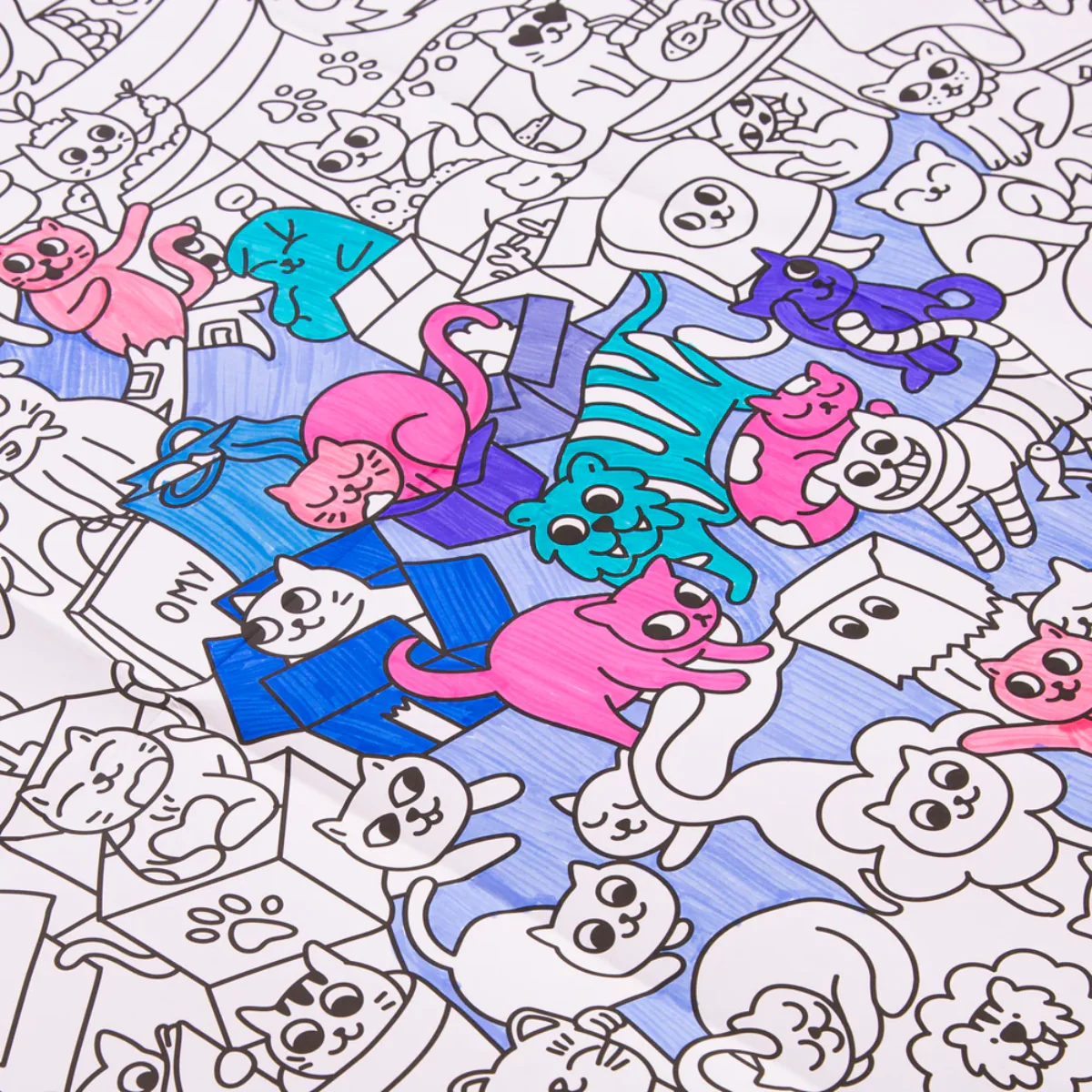 Poster géant à colorier - Kitty - Image 5