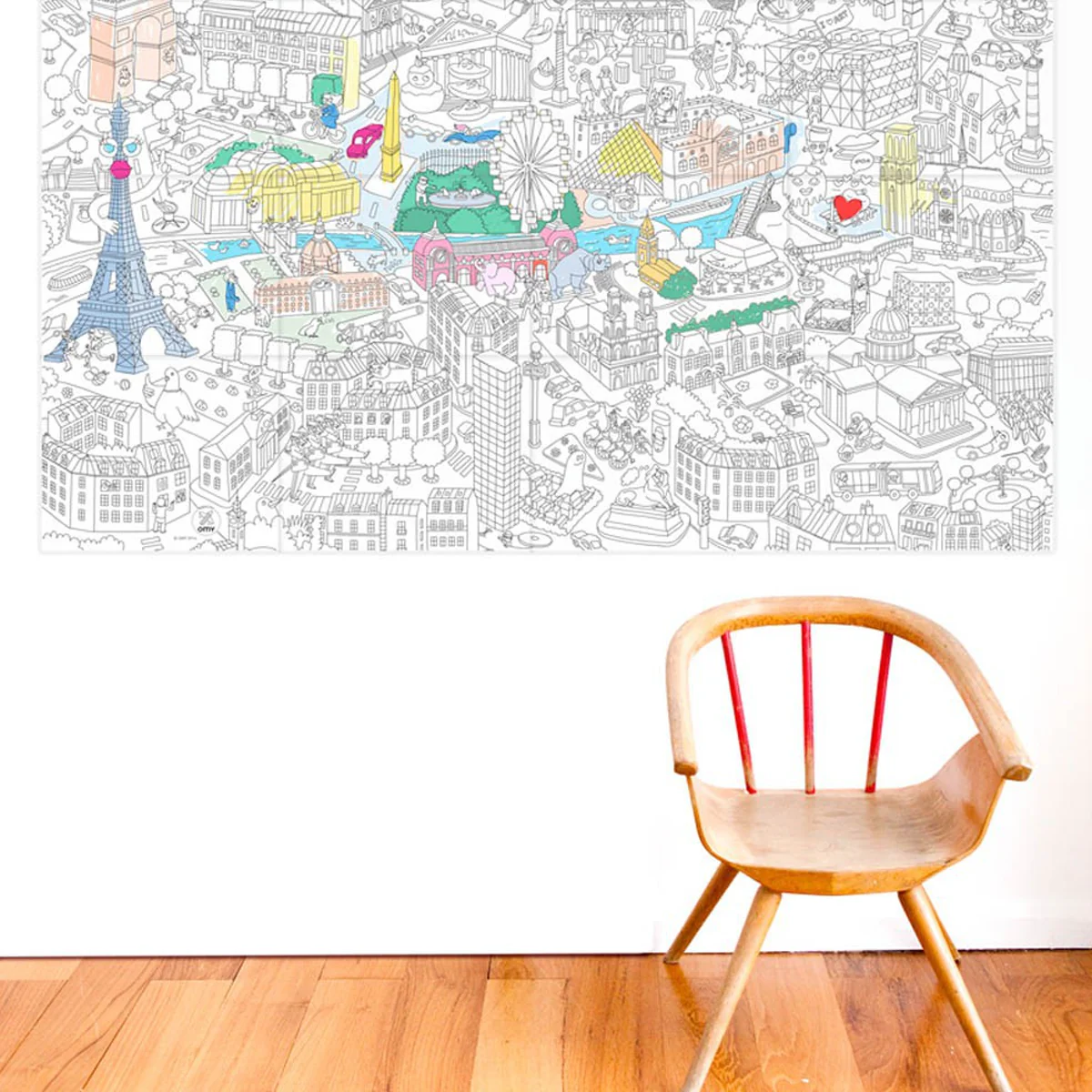Poster Geant A Colorier - Paris - Image 5