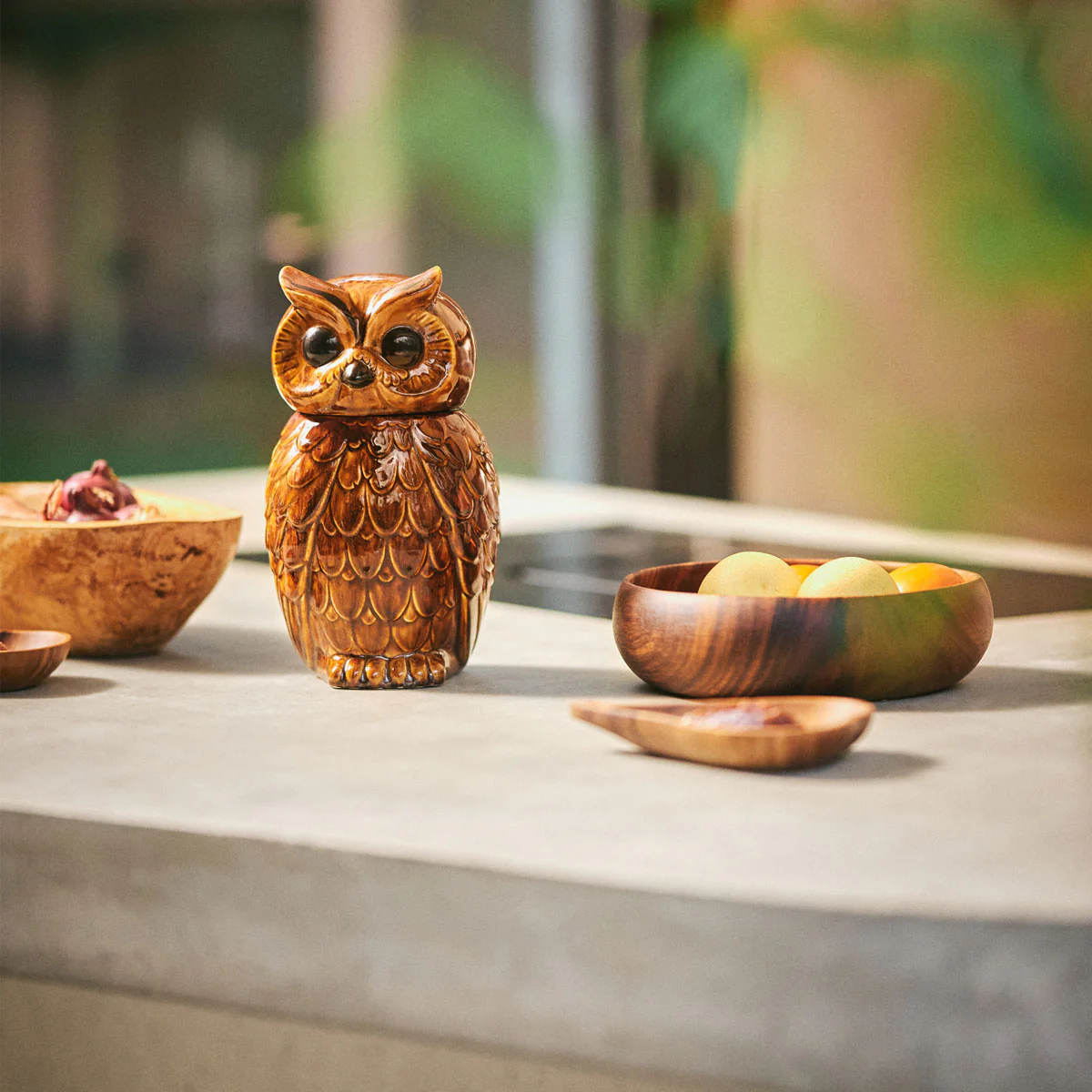 Pot Hibou en Céramique Roasted - 16.5 x 16.2 x 8.5 cm - Image 3