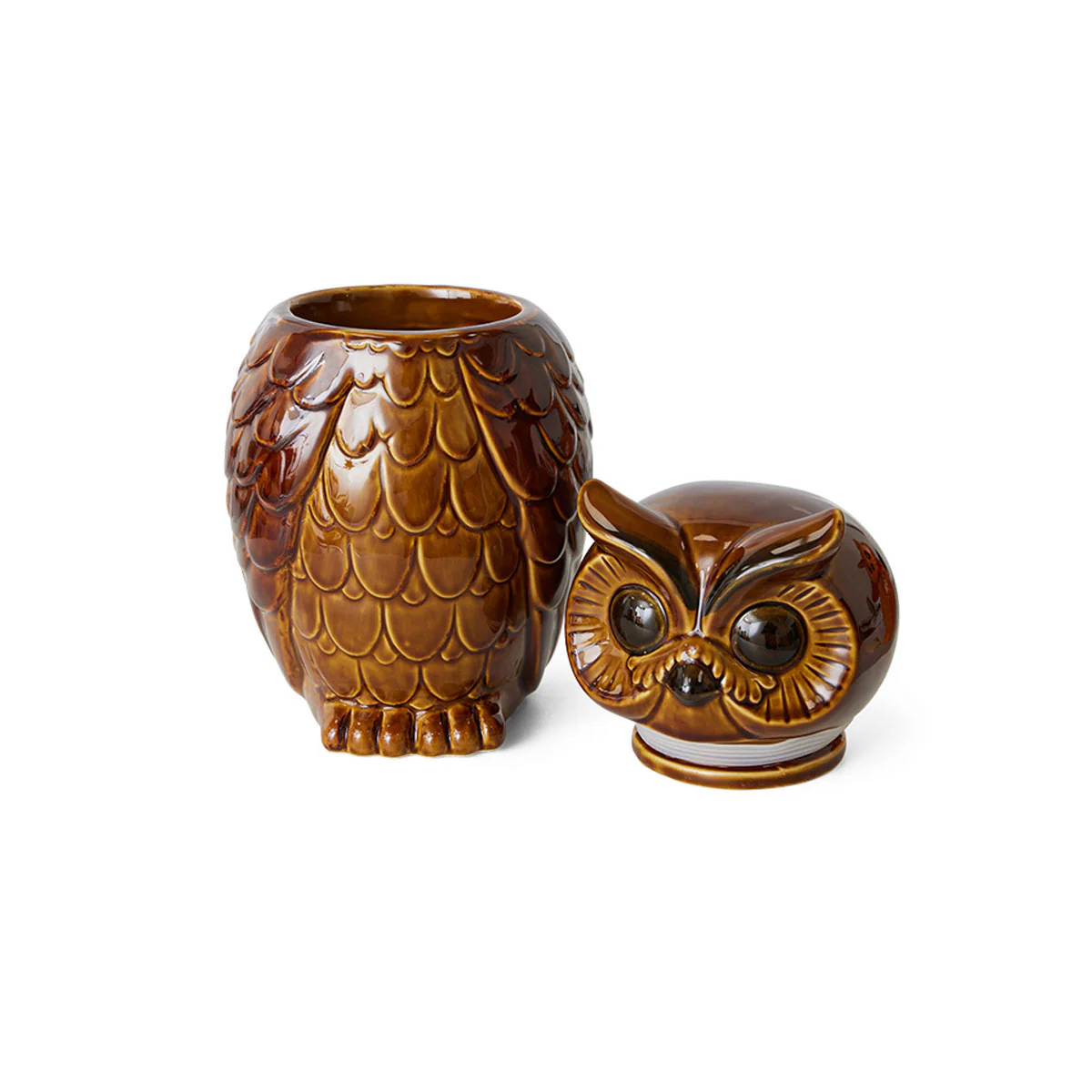 Pot Hibou en Céramique Roasted - 16.5 x 16.2 x 8.5 cm - Image 5