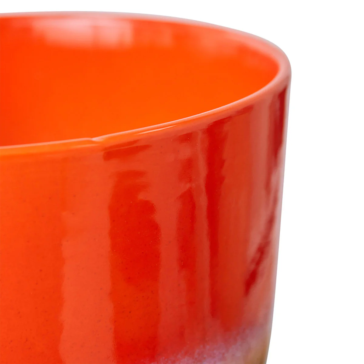 Pot de fleurs retro - Ø 20.5 cm - Rouge Cerise - Image 4