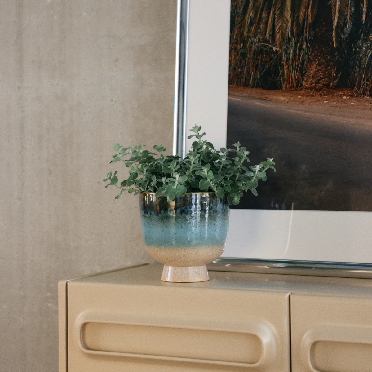 Pot de fleurs retro - Ø 20.5 cm - Lagoon - Image 2