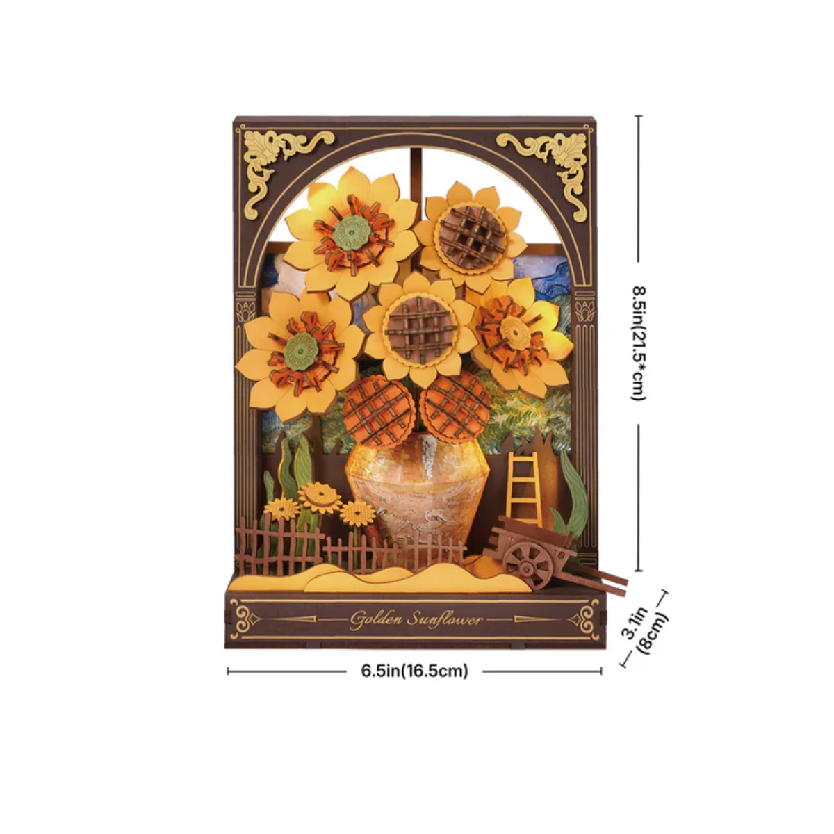 Puzzle 3D - Golden Sunflower - Image 6