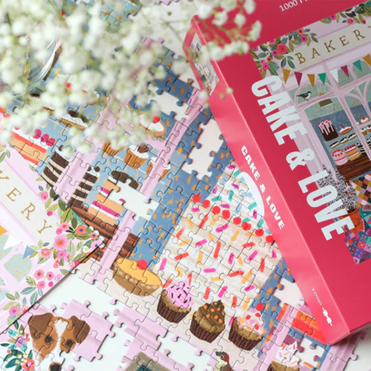 Puzzle Cake & Love - 1000 pièces - Image 4
