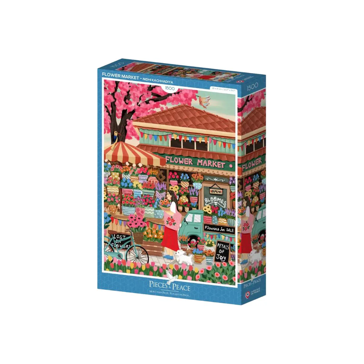 Puzzle Flower Market - 1500 pièces - Image 2