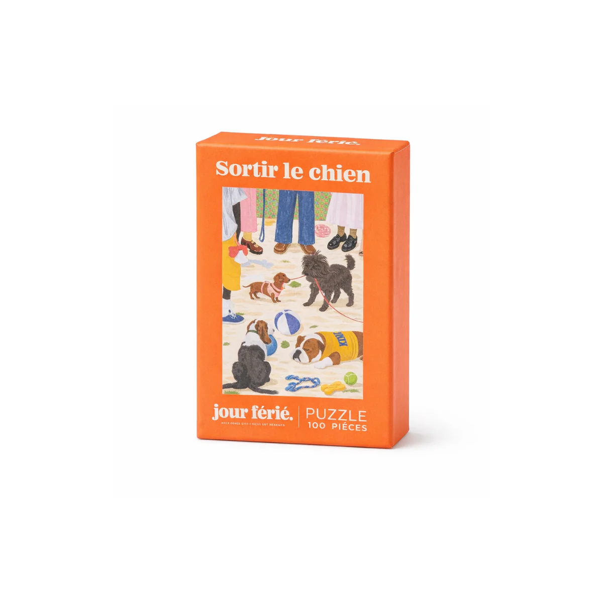 Puzzle Sortir le chien - 100 Pièces