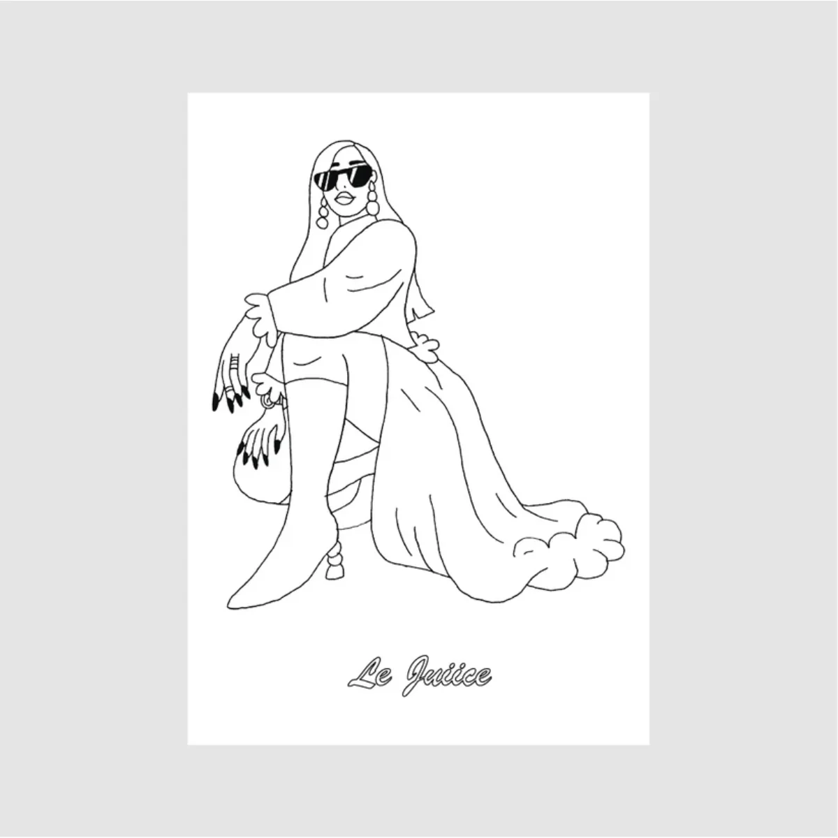 Coloriage - Rap Girls - Image 7