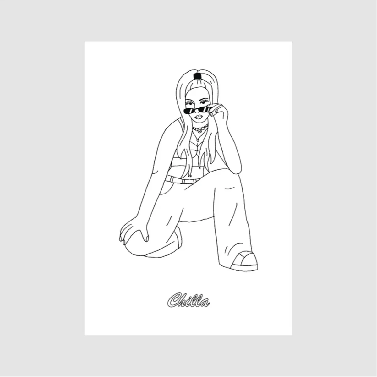 Coloriage - Rap Girls - Image 8