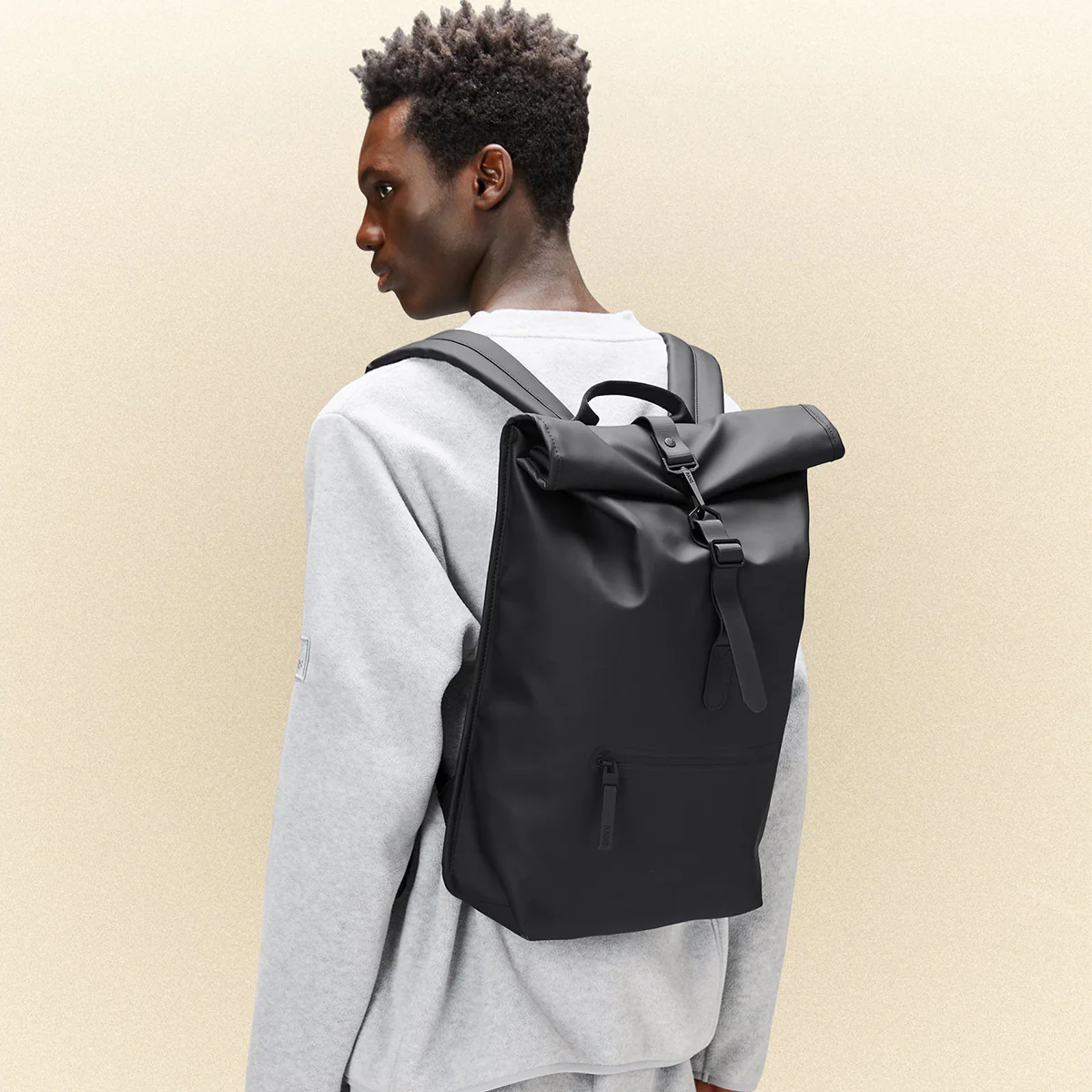 Sac à dos Rolltop Rucksack AW23 - Noir - Image 2