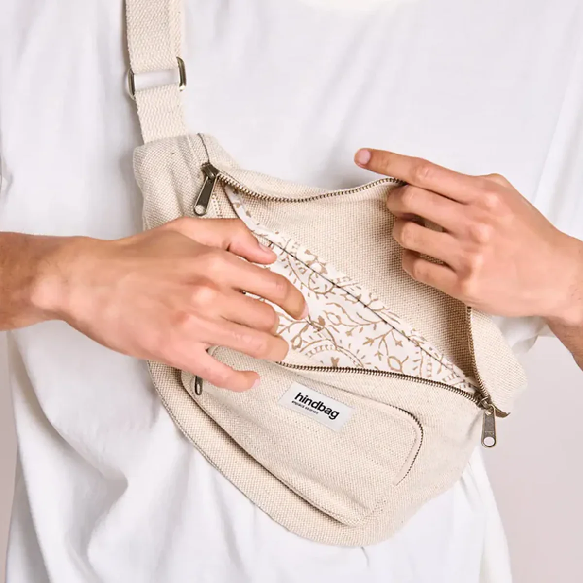Sac Banane Sofia XL - Jute - Image 2