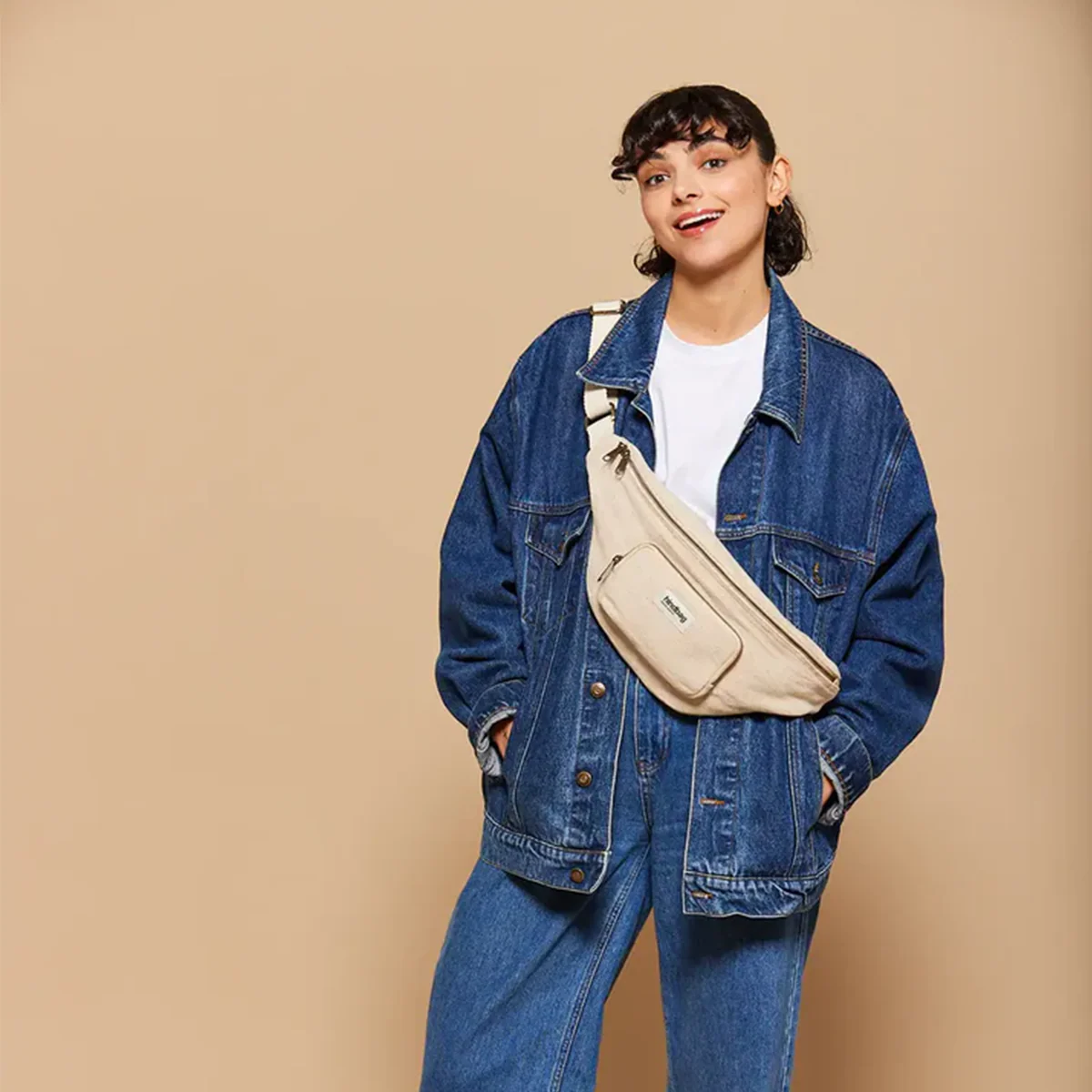 Sac Banane Sofia XL - Jute - Image 3
