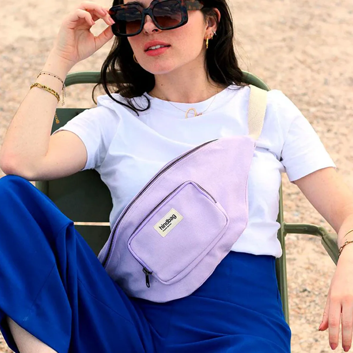 Sac Banane Sofia XL - Lilas - Image 3