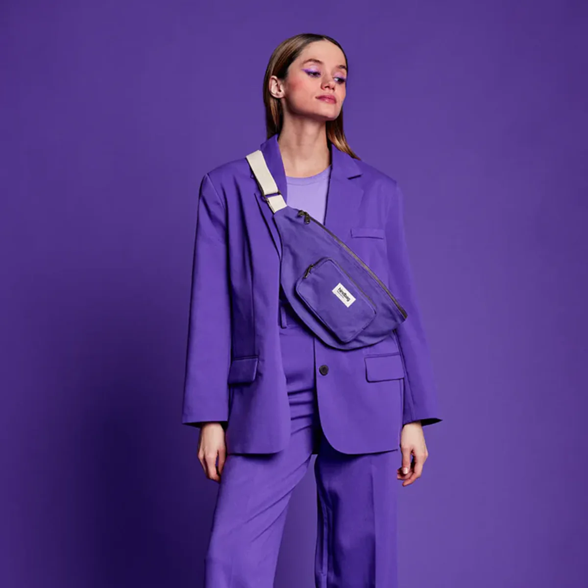 Sac Banane Sofia XL - Violet - Image 3