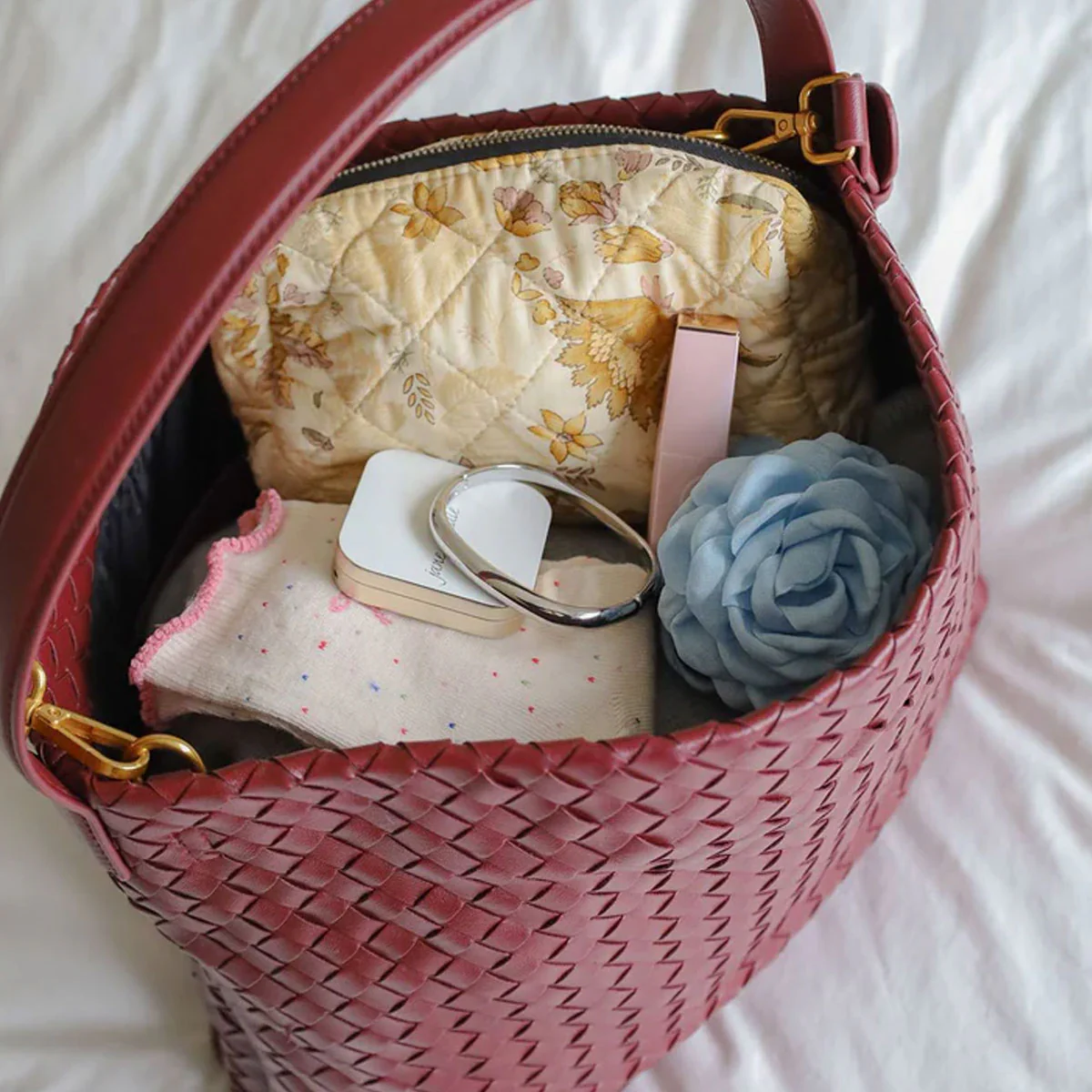 Sac à bandoulière Dagmar tressé - Image 4